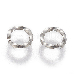 Витые открытые соединительные кольца из нержавеющей стали 304&nbsp;LS-STAS-L233-008A-P