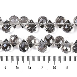 Стеклянные бусины с гальваническим покрытием &nbsp;EGLA-D030-17W