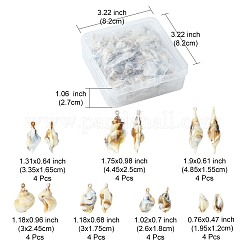 28 шт. 7 акриловых подвески&nbsp;OACR-FS0001-17