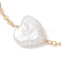 Браслеты из натуральных бусин жемчуга кеши&nbsp;BJEW-JB13171