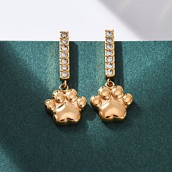 Серьги-гвоздики из нержавеющей стали 304&nbsp;EJEW-C148-02G