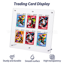 ПВХ настольные спортивные держатели для карточек&nbsp;AJEW-WH0248-918A