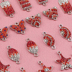 16 шт. 8 стильных подвески для соединителей из сплава с покрытием стойки&nbsp;FIND-AR0001-64