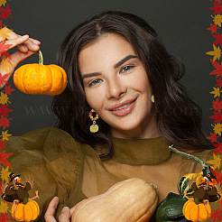 Набор для изготовления браслета на осеннюю тематику своими руками&nbsp;DIY-OC0010-61