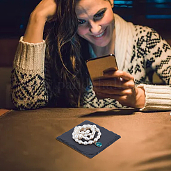 Подносы дисплея ювелирных изделий gesso&nbsp;EDIS-WH0021-44A