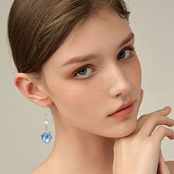 Наборы для изготовления сережек и ожерелья из латуни и железа с пустым куполом своими руками&nbsp;DIY-HS0001-05B