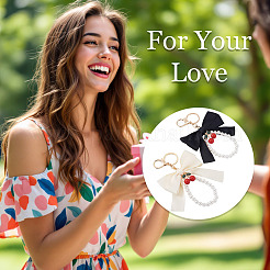 2 шт. 2-цветные брелки из полиэстера&nbsp;KEYC-TA0001-52B