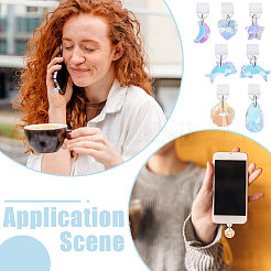 14 шт. 7 стиля пластиковых мобильных пылезащитных заглушек&nbsp;HJEW-FH00181