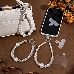 Бусины из стразов и АБС-пластика&nbsp;AJEW-GA0008-32A