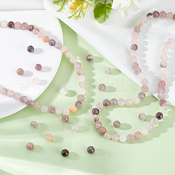 3 нити нити бусин из натурального кварца&nbsp;G-HY0001-93