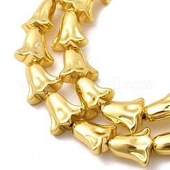 Стеклянные бусины с гальваническим покрытием &nbsp;EGLA-F166-14