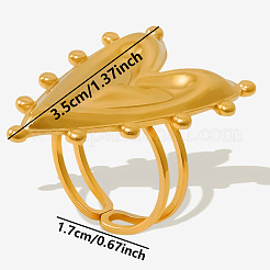 Кольцо-манжета в форме сердца из нержавеющей стали 304&nbsp;DX8614-2