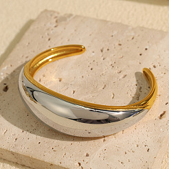 Браслеты-манжеты из нержавеющей стали 304 для женщин&nbsp;BJEW-F489-01