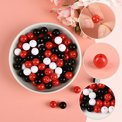 3 цвет непрозрачных акриловых бусин&nbsp;MACR-SP0001-94C