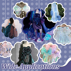 Органза ткань&nbsp;DIY-WH0308-692D