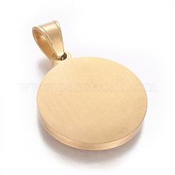 Подвески из нержавеющей стали 304 с эмалью&nbsp;STAS-E439-90Y-G