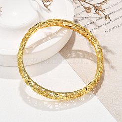 Латунные браслеты для женщин&nbsp;BJEW-D313-03G