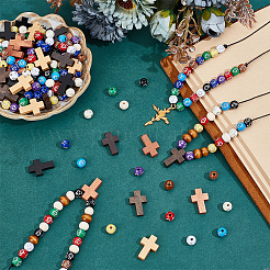 Наборы для самостоятельного изготовления деревянных украшений на тему креста&nbsp;DIY-AR0004-75