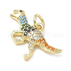 Латунные микро проложить кубического циркония подвески&nbsp;ZIRC-I356-10G