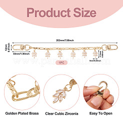 Латунные цепи фигаро ремешок для сумки&nbsp;AJEW-TAC00038