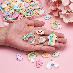 Подвески из смолы в стиле 48 шт.&nbsp;RESI-KS0001-10