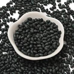 Непрозрачные цветные стеклянные бусины&nbsp;SEED-F006-02A-02