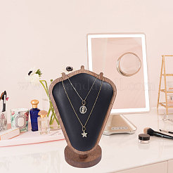 Деревянные подставки для ожерелий в форме бюста&nbsp;NDIS-WH0003-018E