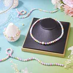 2 нити антикоррозийные гальванические стеклянные бусины нити&nbsp;GLAA-TA0003-56