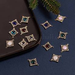 14шт 7 цвета стеклянные соединения / разъемы&nbsp;GLAA-SZ0001-32