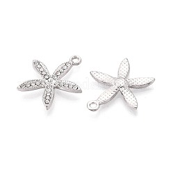 Подвески из сплава и хрусталя со стразами&nbsp;PALLOY-T095-01P