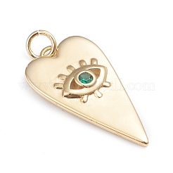 Латунные микро проложить кубического циркония подвески&nbsp;ZIRC-I042-01A