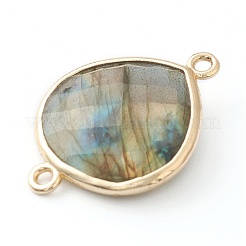 Соединители лабрадоритовые звенья&nbsp;LS-G-B009-17G