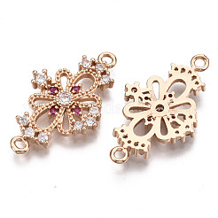 Соединители из латуни с микрочастицами и кубическим цирконием&nbsp;KK-R111-015-A02