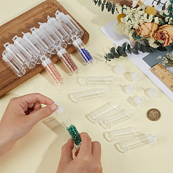 60 шт. трубочки из смоляных бусин с подвесным колпачком&nbsp;CON-BC0007-69