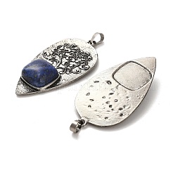 Большие квадратные подвески из натурального лазурита&nbsp;G-F763-07AS-06