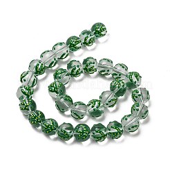 Нити стеклянных эмалевых бусин ручной работы&nbsp;LAMP-A001-A12