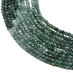 Нити из натуральных нефритовых бусин с градиентным цветом&nbsp;G-B175-D17-2mm