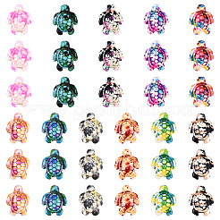 60шт 12 цвета синтетические бирюзовые бусины&nbsp;G-YW0002-36