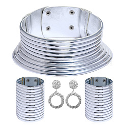 Африканский винтажный пластиковый и смоляной длинный воротник&nbsp;FS-WGD976E-03