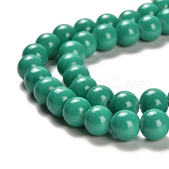 Окрашенные стеклянные бусины &nbsp;DGLA-S071-8mm-B31