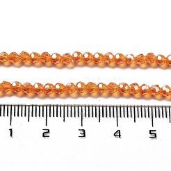 Гальванизируйте прозрачное стекло бисер нитей&nbsp;EGLA-A035-T3mm-A05