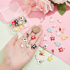 Подвески из сплава эмали 48шт 12 стиля&nbsp;ENAM-AR0001-38