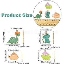 16шт 4 стиля подвески из сплава с эмалью&nbsp;FIND-YW0006-88