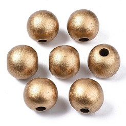 Крашеные натуральные деревянные бусины&nbsp;LS-WOOD-T027-23B-01-LF