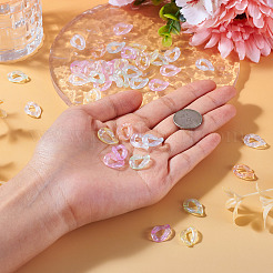 400 шт. светящихся радужных переливающихся прозрачных акриловых соединительных колец&nbsp;OACR-TA0002-80