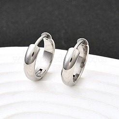 Серьги-кольца из нержавеющей стали 304&nbsp;LS-EJEW-Z123-01B-P