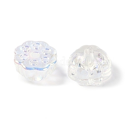 Прозрачные акриловые бусины с УФ-покрытием&nbsp;OACR-S145-12