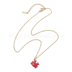 2 шт. 2 варианта подвески из эмалированного сплава в виде красного краба и омара&nbsp;NJEW-JN05884