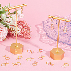 50 шт. фурнитура для сережек из нержавеющей стали 304&nbsp;STAS-BBC0002-50G