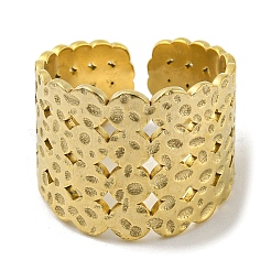 Широкое кольцо из нержавеющей стали 304&nbsp;RJEW-C067-04G